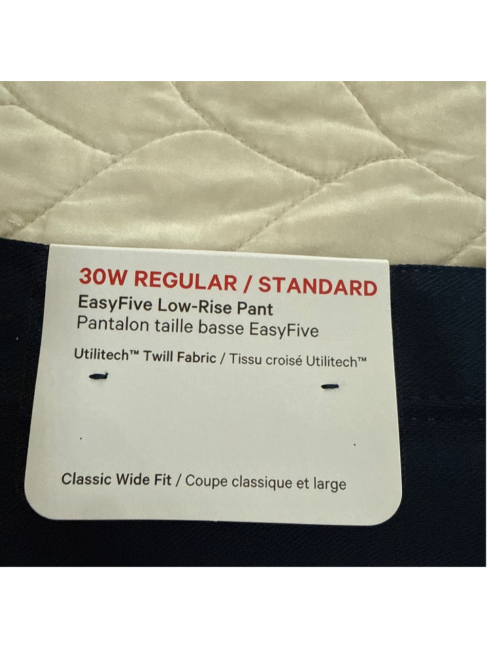 Women's Lululemon Navy EasyFive Low-Rise Wide Leg Pants 30 - Picture 4 of 7